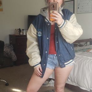 Vintage Oversized Disney Varsity Jacket